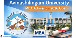Avinashilingam University MBA Admission 2026 Opens